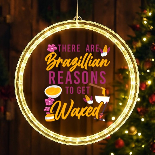 Cute Esthetician Skincare LED Christmas Window Lights