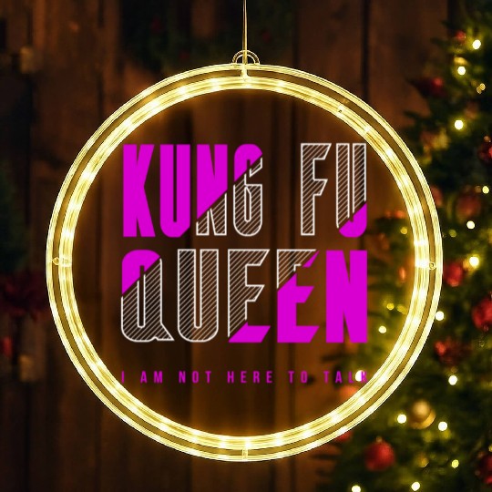 Kung Fu Queen LED Christmas Window Lights