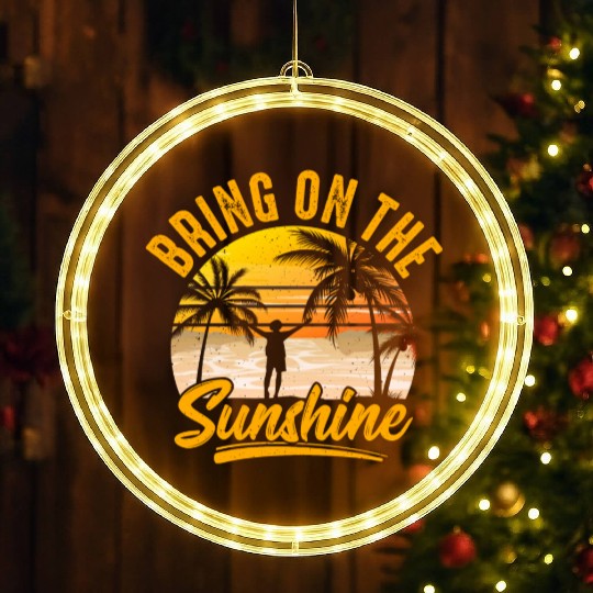 Bring on the sunshine LED Christmas Window Lights