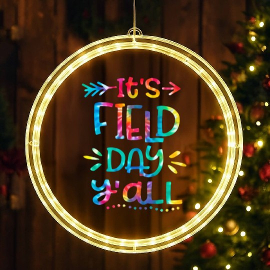 IT'S FIELD DAY y'all LED Christmas Window Lights