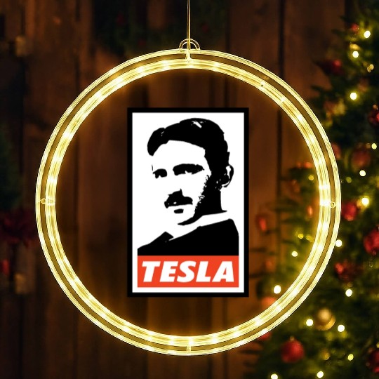 Nikola Tesla LED Christmas Window Lights