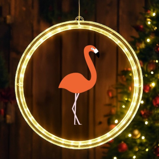 Flamingo green LED Christmas Window Lights