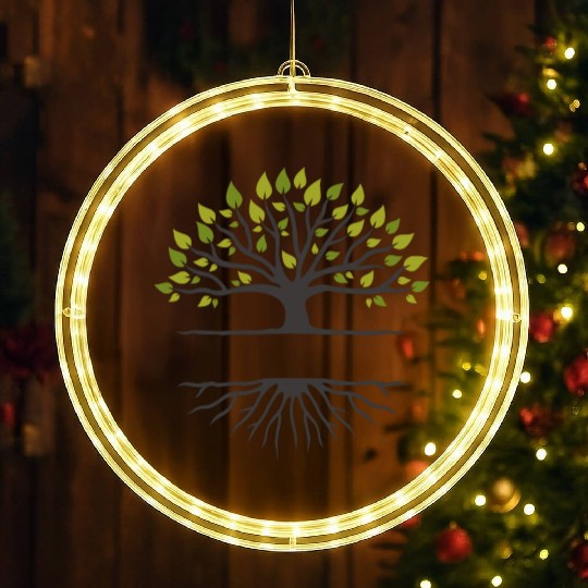 Family Reunion,, Family Reunion Tree, tree logo LED Christmas Window Lights