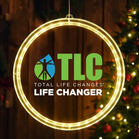 TLC LC Logo v2 1 LED Christmas Window Lights