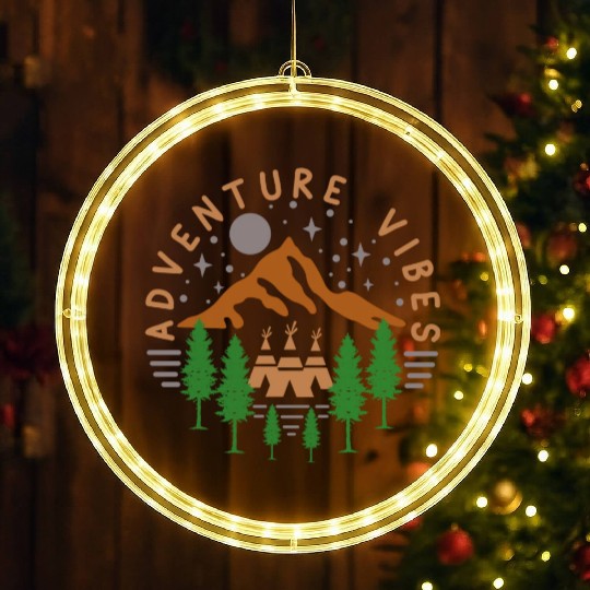 Nature Adventure LED Christmas Window Lights