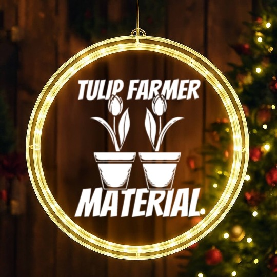 Tulip Gardening Tulips LED Christmas Window Lights