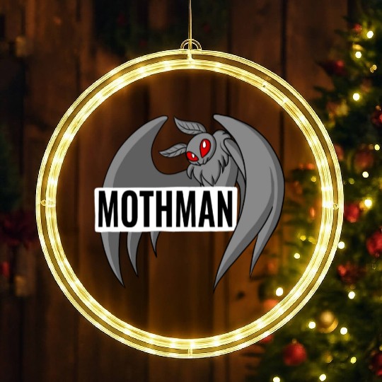 Mothman LED Christmas Window Lights