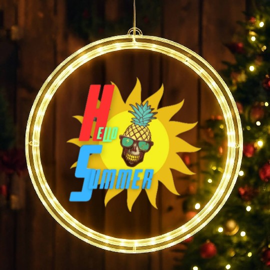 hello summer LED Christmas Window Lights