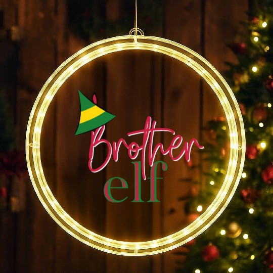 Brother Elf Christmas LED Christmas Window Lights