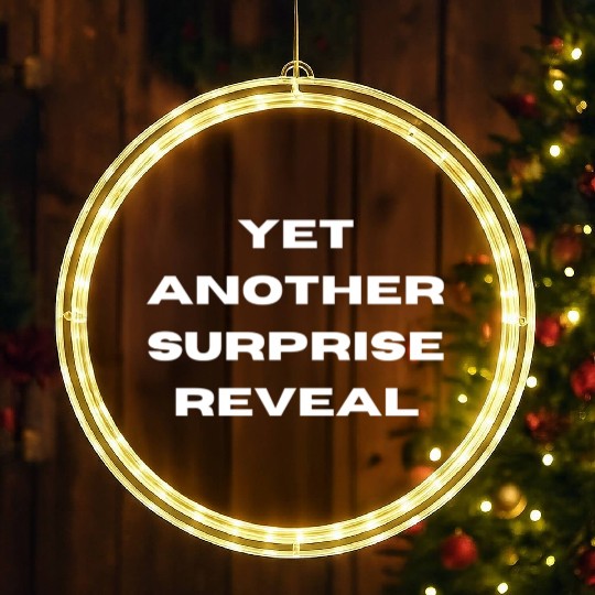 Yet Another Surprise Reveal Plot Twist LED Christmas Window Lights