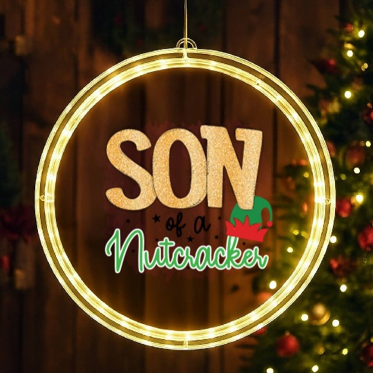 Son Of A Nutcracker LED Christmas Window Lights