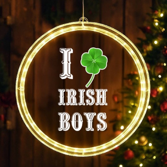 Shiny Saint Patrick s Day Shamrock Rhinestone LED Christmas Window Lights