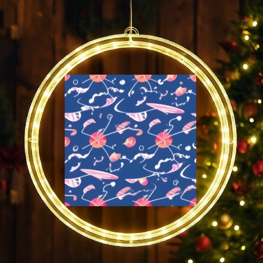 Galaxy nebula art LED Christmas Window Lights