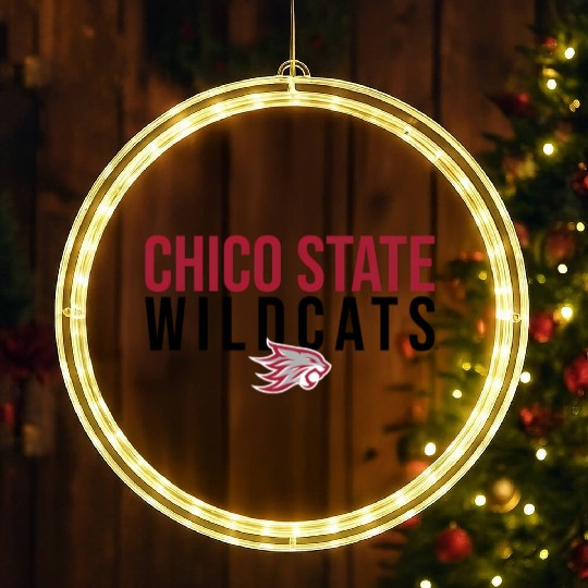 Chico State Wildcats LED Christmas Window Lights
