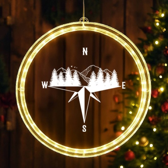 Mountain Adventure Sailor Or Captain Gift LED Christmas Window Lights