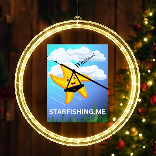 Starfish LED Christmas Window Lights