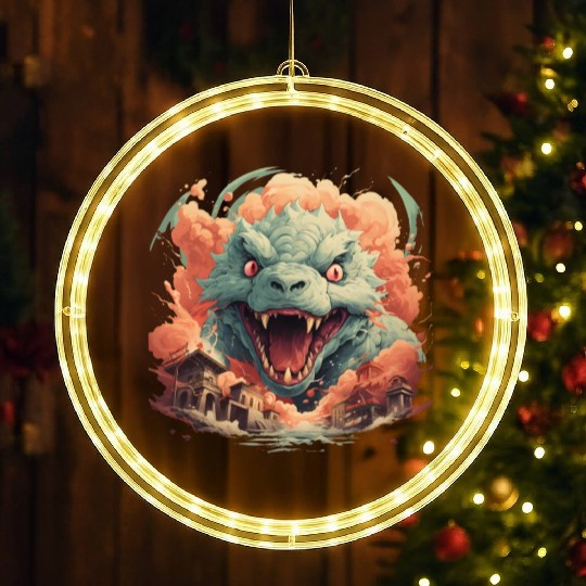 Kaiju: Cityscape Destructor LED Christmas Window Lights