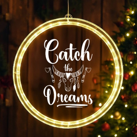 Dreams Spiritual Mandala LED Christmas Window Lights