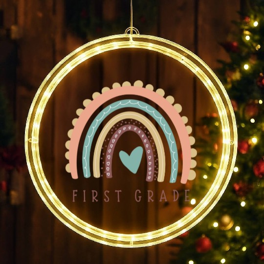 First grade back to school LED Christmas Window Lights