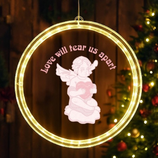 Love Will Tear Us Apart LED Christmas Window Lights