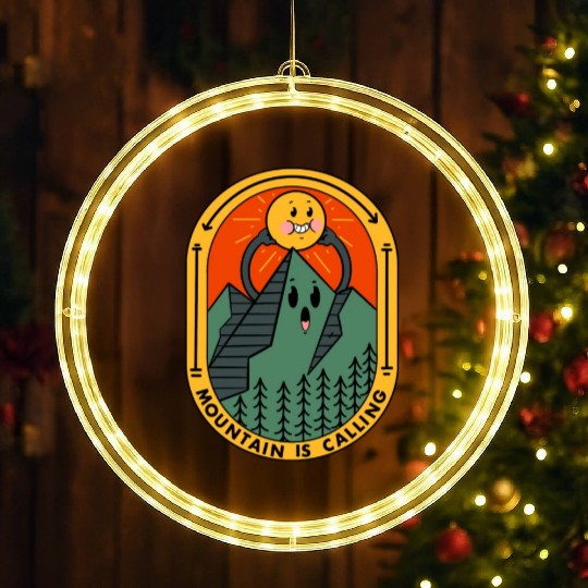 Mountain Is Calling LED Christmas Window Lights