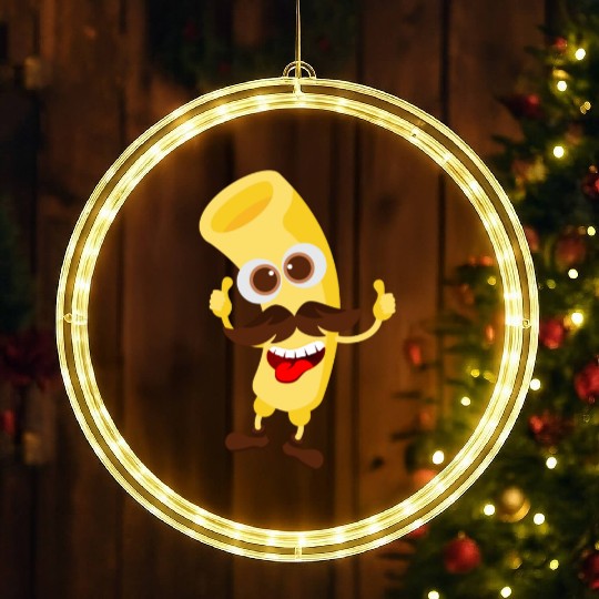 Funny Pasta Macaroni LED Christmas Window Lights