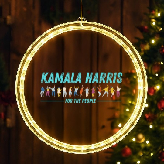 For The People Kamala Harris LED Christmas Window Lights