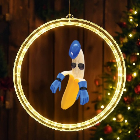 Engineering Banana // Prowess with fruity charm LED Christmas Window Lights