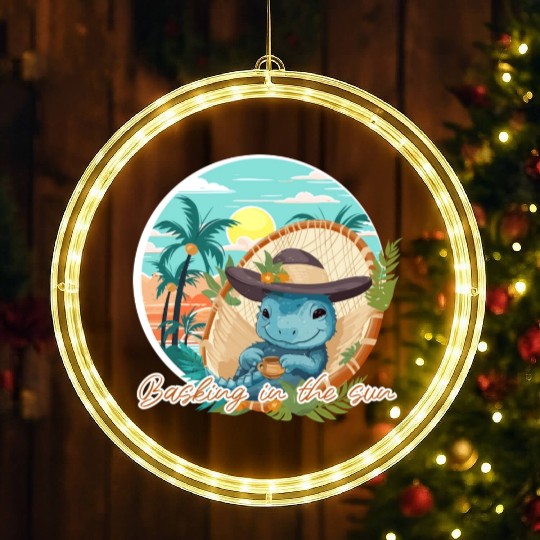 Basking In The Sun LED Christmas Window Lights