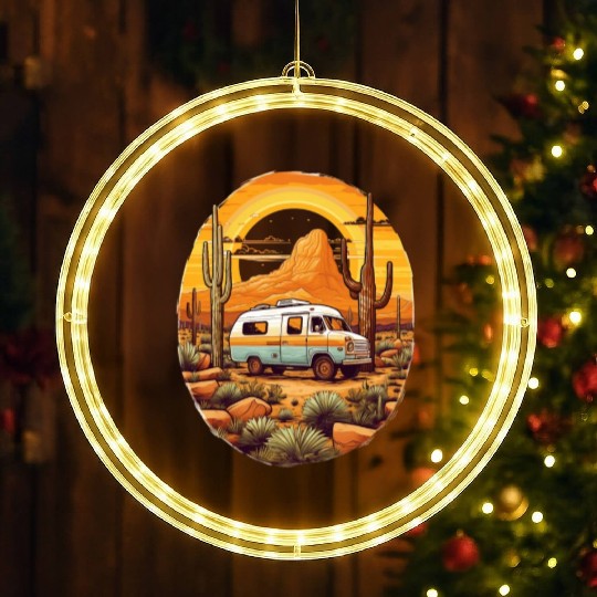 Nature, camping, freedom, independent, gift, LED Christmas Window Lights