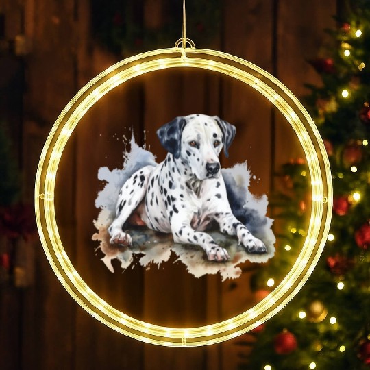 Dalmatian LED Christmas Window Lights