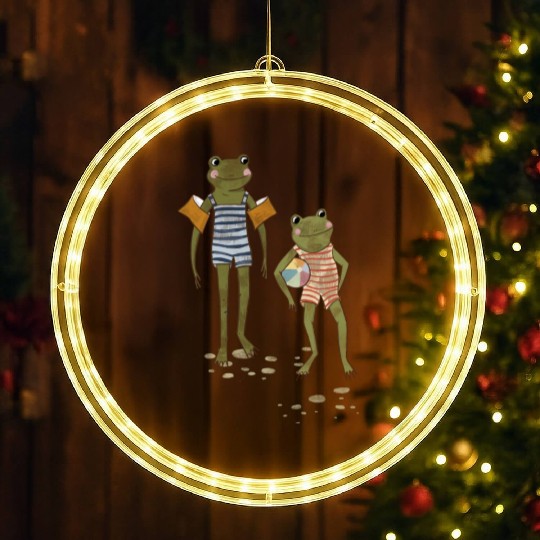 Frog Pond Friends LED Christmas Window Lights