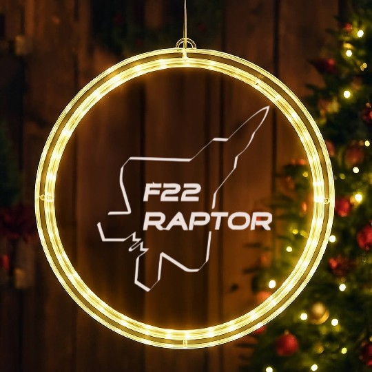 F22 Raptor LED Christmas Window Lights