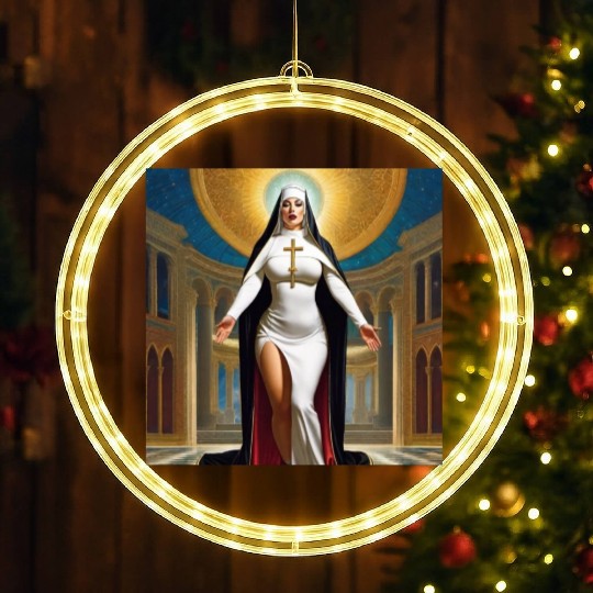 Holy Ghost LED Christmas Window Lights