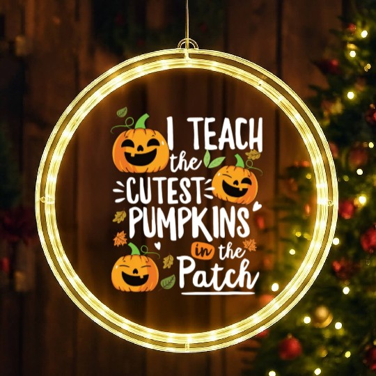 Teacher Halloween Pre K Teacher Kindergarten LED Christmas Window Lights