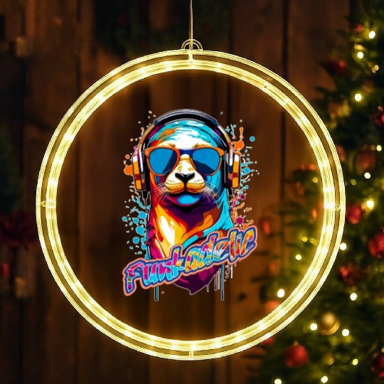 Funkadelic Seal LED Christmas Window Lights