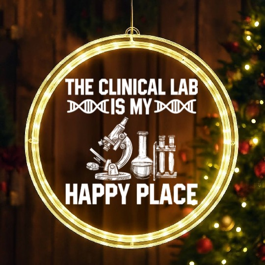 Medical lab technicians | Lab chemistry gifts LED Christmas Window Lights