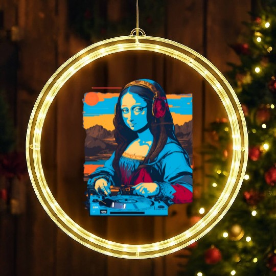 Dj Mona Lisa LED Christmas Window Lights