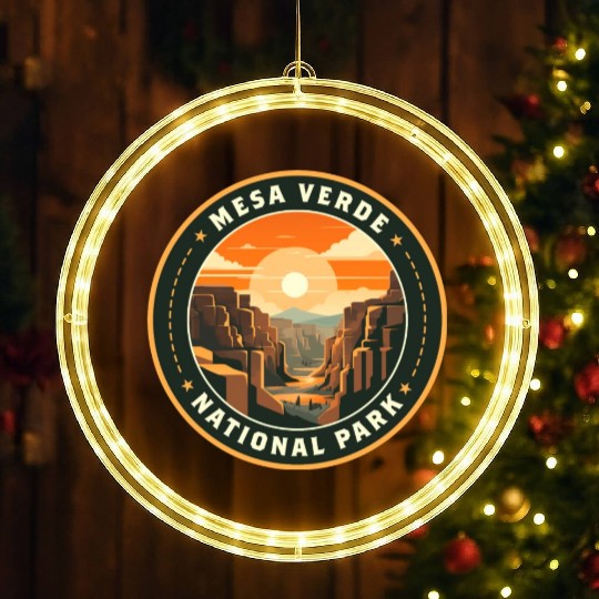 Mesa Verde National Park LED Christmas Window Lights