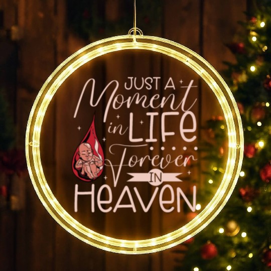 Infant Loss Miscarriage Awareness Pregnancy Loss LED Christmas Window Lights
