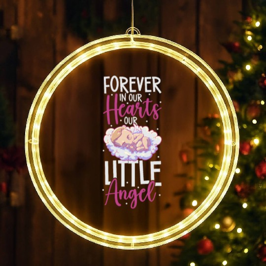 Infant Loss Miscarriage Awareness Pregnancy Loss LED Christmas Window Lights