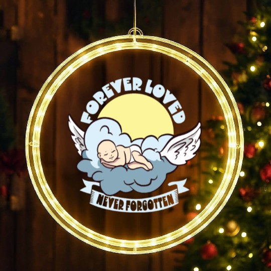 Infant Loss Miscarriage Awareness Pregnancy Loss LED Christmas Window Lights