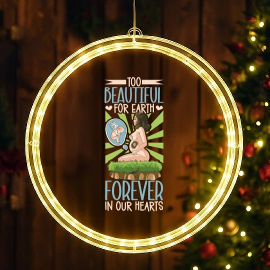 Infant Loss Miscarriage Awareness Pregnancy Loss LED Christmas Window Lights