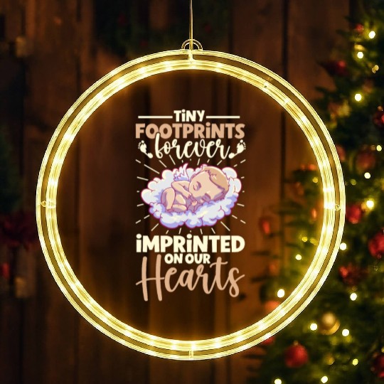 Infant Loss Miscarriage Awareness Pregnancy Loss LED Christmas Window Lights