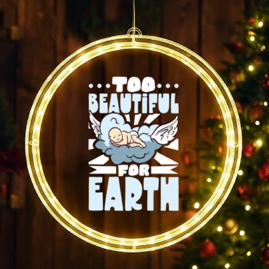 Infant Loss Miscarriage Awareness Pregnancy Loss LED Christmas Window Lights