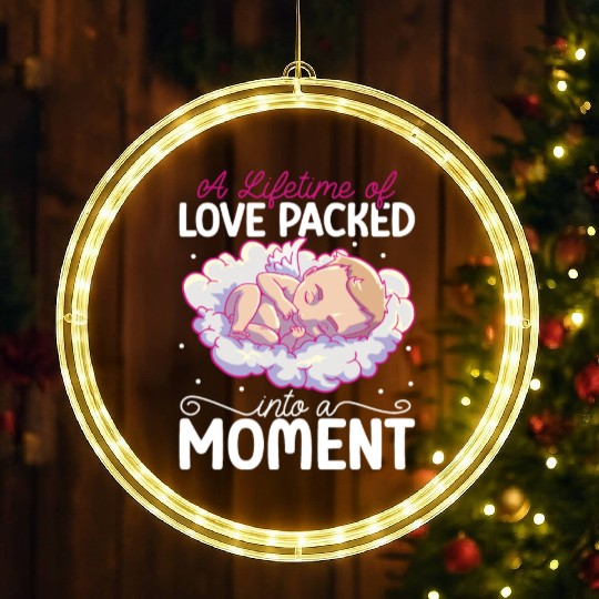 Infant Loss Miscarriage Awareness Pregnancy Loss LED Christmas Window Lights