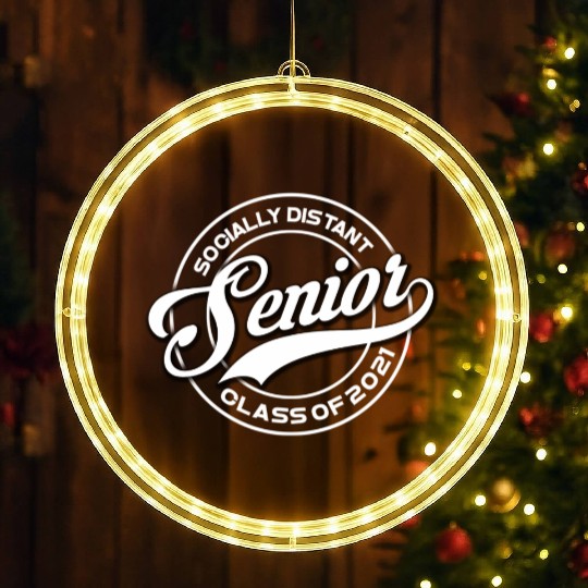 Graduating 2021 Senior Class Back To School Social LED Christmas Window Lights