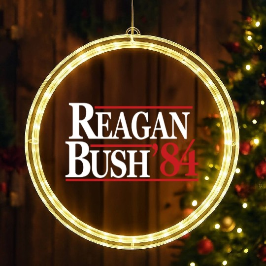 Reagan Bush 1984 V2 LED Christmas Window Lights