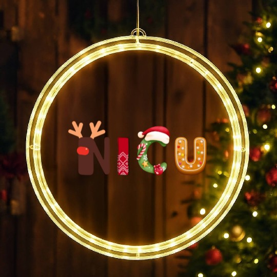 Cute NICU Christmas design LED Christmas Window Lights