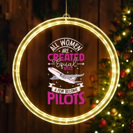 Pilot Aviation Airplane Airline Future Pilots LED Christmas Window Lights